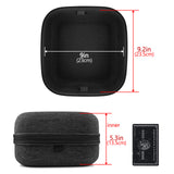 Geekria Shield Headphones Case for Large Sized Over-Ear Headphones, Replacement Hard Shell Travel Carrying Bag with Cable Storage, Compatible with Denon AHD9200, AHD7200, SONY Headsets (Dark Grey)