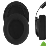 Geekria Comfort Mesh Fabric Replacement Ear Pads for Philips SHP 9500/9500S Headphones Ear Cushions, Repair Parts (Black)