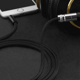 Geekria Apollo Braided Nylon Upgrade Audio Cable Compatible with AKG K702 K271, 3.5mm (1/8'') to XLR Replacement Headphones Cord for Hi-Resolution Audiophile, HiFi Headset ( 5 ft / 1.5m)