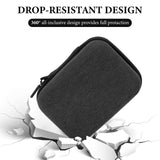Geekria Carrying Case Compatible with DJI Osmo Action 5 Pro, 4, 3 Camera Protective Case, Hard Shell Travel Storage Bag with Cable Storage for Action5 Pro Accessories (Dark Grey)