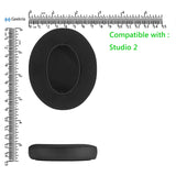 Geekria Sport Cooling Gel Replacement Ear Pads for Beats Studio 2 (B0501) Headphones Ear Cushions, Headset Earpads, Ear Cups Cover Repair Parts (Black)