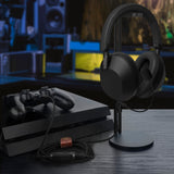 Geekria Boom Mic Headphones Cable Compatible with Sony WH-1000XM6/1000XM5/1000XM4, WH-XB920N, ULT WEAR, 3.5mm Jack Replacement Cord with Boom Microphone for Gaming & Meeting (5.6ft)