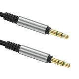 Geekria Audio Cable Compatible with Anker Soundcore Space One Pro, H30i, Space One, Q20i, Space Q45, Life Q35, Life Q30 Cable, 3.5mm Braided Nylon Replacement Stereo Cord (4 ft/1.2 m)
