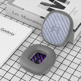 Geekria Comfort Mesh Fabric Replacement Ear Pads for Astro Gaming A10 Gen 2 Headphones Ear Cushions, Headset Earpads, Ear Cups Cover Repair Parts (Grey/Purple)