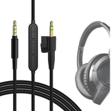 Geekria Audio Cable with Mic Compatible with Bose AE2i, AE2w, AE2 Headphones, 2.5mm to 3.5mm Replacement Stereo Cord with Inline Microphone and Volume Control (4 ft/1.2 m)