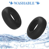 Geekria Silicone Replacement Ear Pads Covers for Sony PlayStation Pulse Elite Headphones Ear Cushions, Headset Earpads, Ear Cups Cover Repair Parts (Black)