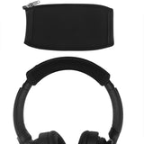 Geekria Headband Cover for Sony WH-1000XM4/XM3/XM2/1000X, ULT WEAR, WH-ULT900N, WH-XB950N1/XB910N/XB900N, MDR-XB950BT/XB650BT, MDR-10RBT/10RNC/10R Headphones, Replacement Repair Part (Black)