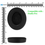 Geekria Sport Cooling-Gel Replacement Ear Pads for Beats Studio Pro Headphones Ear Cushions, Headset Earpads, Ear Cups Cover Repair Parts (Black)
