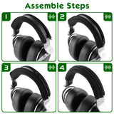 Geekria Flex Fabric Headband Cover Compatible with Sony MDR-HW700, HW700DS Wireless Headphones, Head Cushion Pad Protector, Replacement Repair Part, Sweat Cover, Easy DIY Installation (Black)