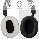 Geekria Silicone Earpads Cover Compatible with Sony WH-1000XM5, WH1000XM5 Wireless Headphones, Ear Cups Cover / Ear Cushions Cover Sweatproof & Easily Washable (Beige)
