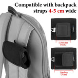 Geekria Earbuds Soft Case, Compatible with Bose Soundcore JBL Earbuds, Suitable for Travel, Mountaineering, Washable, with Velcro, Can be Attached to Shoulder Strap or Backpack (Black)