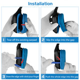 Geekria Earpad + Headband Compatible with Logitech G430 G930 Headphones Ear Cushion + Replacement Headband Pads/ Repair Parts Suit (Blue)