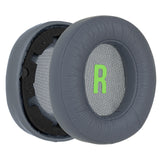 Geekria QuickFit Replacement Ear Pads for JBL JR460 Headphones Ear Cushions, Headset Earpads, Ear Cups Cover Repair Parts (Grey)