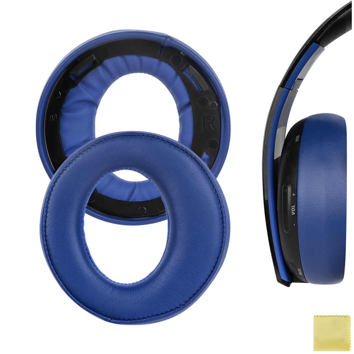 Replacement Ear Pads Cushion For Sony Gold Wireless PS3/PS4 7.1 Headset (CECHYA-0083) – Blue
