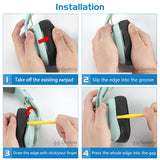 Geekria QuickFit Replacement Ear Pads for Astro Gaming A10 Gen 2, A10 Gen2 Headphones Ear Cushions, Headset Earpads, Ear Cups Cover Repair Parts (Black)