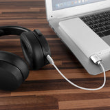 Geekria USB Headphones Short Charger Cable Compatible with Skullcandy Hesh 3, Hesh 2, Crusher Wireless, Sesh Charger, USB to Micro-USB Replacement Power Charging Cord (1 ft / 30 cm 2 Pack)