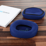 Geekria Comfort Mesh Fabric Replacement Ear Pads for Logitech G733, G535, G335 Headphones, Ear Cushions (Blue)