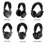 Geekria Flex Fabric Headband Cover Compatible with Sony MDR-V6/V600/V900/MV1/Z600/7506/7509/CD900ST/M1ST Headphones, Replacement Repair Part, Easy DIY Installation (Black)