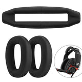 Geekria Ear Pads + Headband Compatible with Sennheiser GSP 600, GSP 670, GSP 500 Gaming Headset Ear Cushion +Headband Cushion/ Ear Cups and Headband/ Replacement Repair Parts Suit (Black )