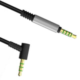 Geekria Audio Cable Compatible with SteelSeries Arctis Nova Pro Wireless X, 7/1 Series Headphones, 3.5mm 5 Pole Aux Replacement Stereo Cord (4 ft/1.2 m)
