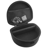 Geekria Shield Headphones Case Compatible with Skullcandy Riff 2, Riff, Crusher ANC, Crusher Evo, Hesh Evo, Hesh ANC Case, Replacement Hard Shell Travel Carrying Bag with Cable Storage (Dark Grey)