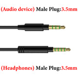 Geekria Audio Cable Compatible with Astro A40 tr, A40, A30, A10 Gen 2, A10 Gaming Headsets Cable, 1/8" (3.5mm) to 3.5mm Replacement Stereo Cord (5.6 ft/1.7 m)
