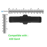 Geekria Velour Headband Pad Compatible with Astro A50 Gen 4 Headphones, Headphones Replacement Band, Headset Head Top Cushion Cover Repair Part (Black)