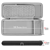Geekria 75% 84-Key Keyboard Case, Hard Shell Travel Carrying bag, Compatible with Keychron K2 Version 2/ K2/ Q1/ V1, ASUS ROG Azoth 75%, AULA F75 Pro, Redragon K673 PRO