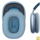 Geekria QuickFit Replacement Ear Pads Compatible with Apple Airpods MAX Headphones Ear Cushions, Headset Earpads, Ear Cups Cover Repair Parts (Blue)