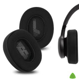 Geekria Comfort Mesh Fabric Replacement Ear Pads for JBL Live 500BT, 500BTNC Headphones, Ear Cushions, Repair Parts (Black)