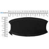 Geekria Flex Fabric Headband Cover Compatible with Sennheiser HD598, HD579, HD559, HD558 Headphones, Replacement Repair Part, Easy DIY Installation (Black)