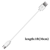 Geekria USB Earbuds Charger Cable Compatible with Sennheiser ACCENTUM True Wireless, ACCENTUM Open, Momentum True Wireless 4, USB to USB-C Replacement Power Charging Cord (1ft/30cm 2Pack)