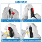 Geekria QuickFit Replacement Ear Pads for Edifier W800BT (FCC ID:Z9G-EDF41), K815, W808BT Headphones Ear Cushions, Headset Earpads, Ear Cups Cover Repair Parts (Black)