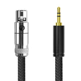 Geekria Apollo Braided Nylon Upgrade Audio Cable Compatible with AKG K702 K271, 3.5mm (1/8'') to XLR Replacement Headphones Cord for Hi-Resolution Audiophile, HiFi Headset ( 5 ft / 1.5m)