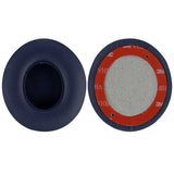 Geekria QuickFit Replacement Ear Pads for Beats Solo 3 (A1796), Solo 3.0 Wireless On-Ear Headphones Ear Cushions, Headset Earpads, Ear Cups Cover Repair Parts (Navy Blue)