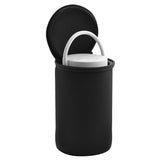 Geekria Travel Protective Fits for Bose SoundLink Revolve+ Speaker, Portable Waterproof Wireless Bluetooth Speaker Case, Soft Shell Traveling Bag, Carry Box, Backpacks, Outdoor, Party (Black)