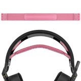 Geekria Flex Fabric Headband Pad Compatible with Corsair HS80 RGB, HS80 MAX, Headphones Replacement Band, Repair Part (Pink)