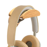Geekria Wooden Headphone Wall Mount for Over-Ear Headphones, Headset Wall Mount, Headsets Hanger Compatible with AirPods Max, Sony WH-1000XM5, WH-1000XM4, Bose QC45, QC35 Headphones.