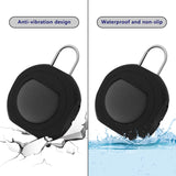Geekria Silicone Speaker Case Cover, Compatible with JBL CLIP 3 Case, Protective Waterproof Soft Skin, Replacement Bluetooth Speakers Travel Carrying Case (Black)