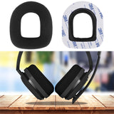Geekria Comfort Velour Replacement Ear Pads for ASTRO A10 Gaming Headset Headphones Ear Cushions, Headset Earpads, Ear Cups Cover Repair Parts (Black)