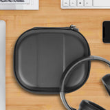 Geekria Shield Headphones Case Compatible with Skullcandy CrusherANC2, CrusherANC, CrusherEvo, HeshANC, HeshEvo, Riff2 Case, Replacement Hard Shell Travel Carrying Bag with Cable Storage (Black)