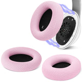 Geekria SNAP Magnetic Ear Pads for Beats Studio 2, Studio 3 Wireless Headphones, Series Easy Switch Ear Cushions, Exchange Earpads in Seconds (Pink Mesh Fabric, 1 Pair)