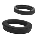 Geekria Lamy Velour EarPads + Leatherette Headband Pad Compatible with Sennheiser HD380 PRO, HD380, PC350, Game Zero Headphones, Ear Pad / Ear Cushion + Headband Cushion/ Repair Parts Suit (Black)