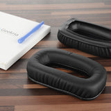 Geekria QuickFit Replacement Ear Pads for Beyerdynamic DT100 DT102 DT108 DT109 DT190 DT150 Headphones Ear Cushions, Headset Earpads, Ear Cups Cover Repair Parts (Black)