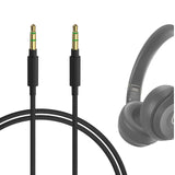 Geekria Audio Cable Compatible with Beats Studio Pro, Solo 4, Solo3, Solo2, Solo, Mixr, Headphones Cable, 1/8" (3.5mm) to 3.5mm Braided Nylon Replacement Stereo Cord (4 ft/1.2 m)