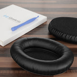 Geekria QuickFit Replacement Ear Pads for Sennheiser HD525, HD535, HD545, HD565, HD580, HD600, HD650, HD660 S Headphones Ear Cushions, Headset Earpads, Ear Cups Cover Repair Parts (Black)