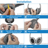 Geekria Elite Sheepskin Ear Pads for Bose QCSE QC45 QC35 QC35 ii QC25 QC15 QC2 AE2 AE2i AE2w SoundTrue SoundLink Around-Ear New Quietcomfort Headset Earpads, Ear Cups Cover Repair Parts (Black)