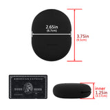 Geekria Earbuds Silicone Case Compatible with Beats PowerBeats, Jabra Sport Pace, SoundSport, In-Ear, Earbud Protection Squeeze Pouch / Pocket Soft Earphone Storage Bag (Black, Size M, 2 Packs)