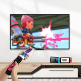 Geekria Game Gun Compatible with Nintendo Switch/OLED Joy-Cons Grip, Fit for Splatoon, Resident Evil, Juarez, Hunting Simulator, Wolfenstein, Sniper Elite, Type Shooting Gaming Accessories