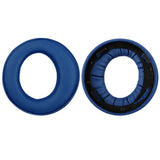 Geekria QuickFit Replacement Ear Pads for Sony PlayStation Gold Wireless Stereo, CECHYA-0083 Headphones Ear Cushions, Headset Earpads, Ear Cups Cover Repair Parts (Blue)